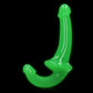 Strapless Dildo Met Zuignap - Glow In The Dark 13,5 cm - Pleasureplay StraplessRealRock by Shots