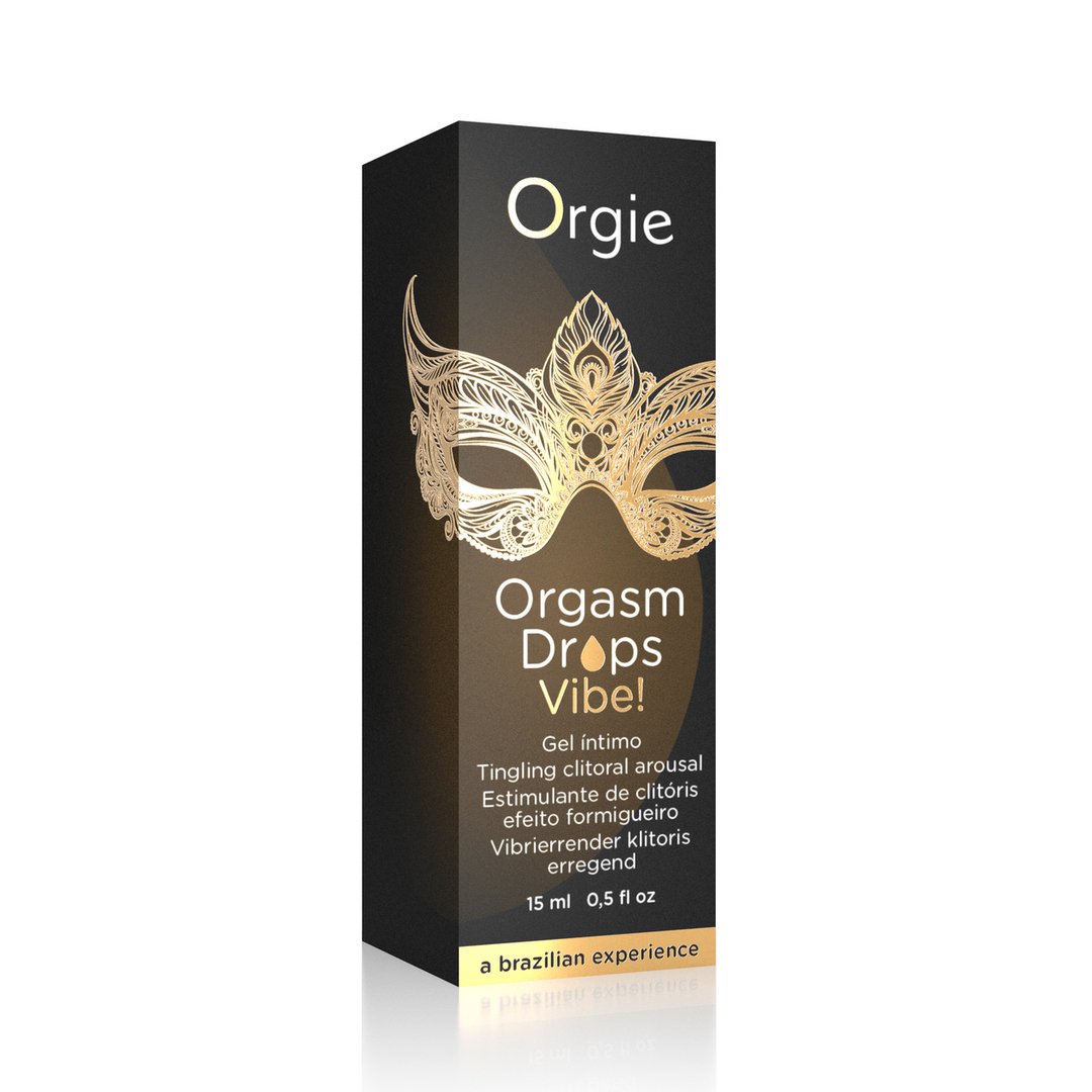 Orgasm Drops Vibe! - Clitoris Stimulerende Gel - 15 ml - EroticToyzProducten,Veilige Seks, Verzorging Hulp,Stimulerende Middelen,Vibrerende Gel en Lotions,,GeslachtsneutraalOrgie