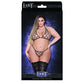 Bh En G - String Set Met Kooi - Design - Plus Size - Pleasureplay Queen sizeMagic Silk