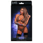 Strappy Cage BH en G - String Set - XL - Pleasureplay Fetishkleding voor HaarMagic Silk