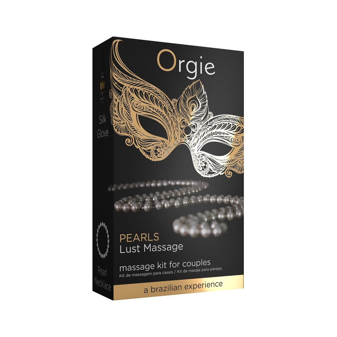 Parel Lust Massage Set - 30 ml met Parelketting en Zijden Handschoen - EroticToyzProducten,Veilige Seks, Verzorging Hulp,Massage,Massage OliÃ«n,,GeslachtsneutraalOrgie