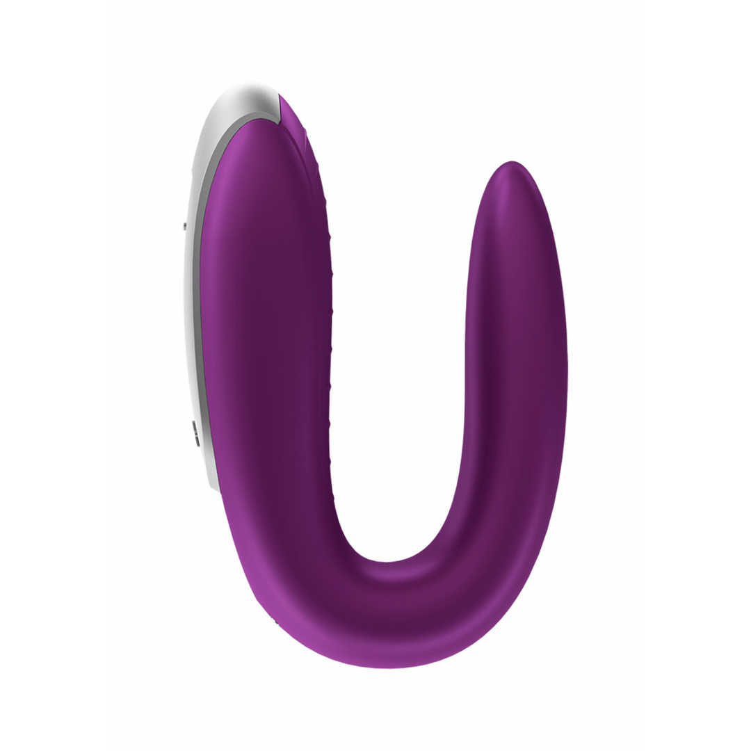 Partner Vibrator - Violet - Pleasureplay Producten,Toys,Toys voor Koppels,Duo - Vibrators,Duo - Vibrators,Vibrators,Clitoris Stimulator,Tip Vibrator,G - Spot Vibrator,,GeslachtsneutraalSatisfyer