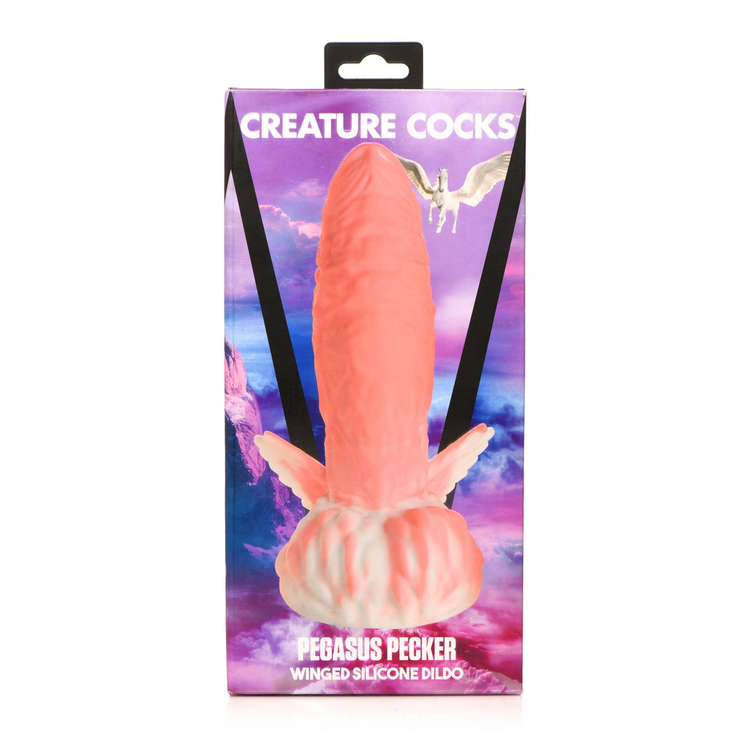 Pegasus - Roze Silicone Dildo met Vleugels - EroticToyzProducten,Toys,Dildos,Niet - Fallische Dildo's,Nieuwe Producten,,GeslachtsneutraalXR Brands