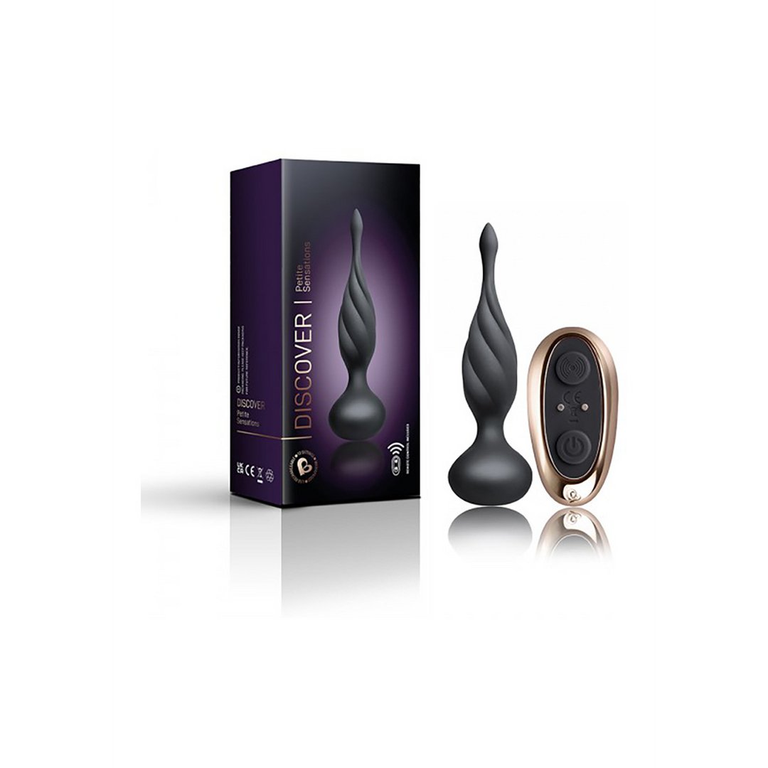 Petite Sensations Discover - Vibrerende Buttplug met Lange Punt en Textuur - EroticToyzProducten,Toys,Anaal Toys,Buttplugs Anale Dildo's,Buttplugs Anale Dildo's Vibrerend,,GeslachtsneutraalRocks - Off