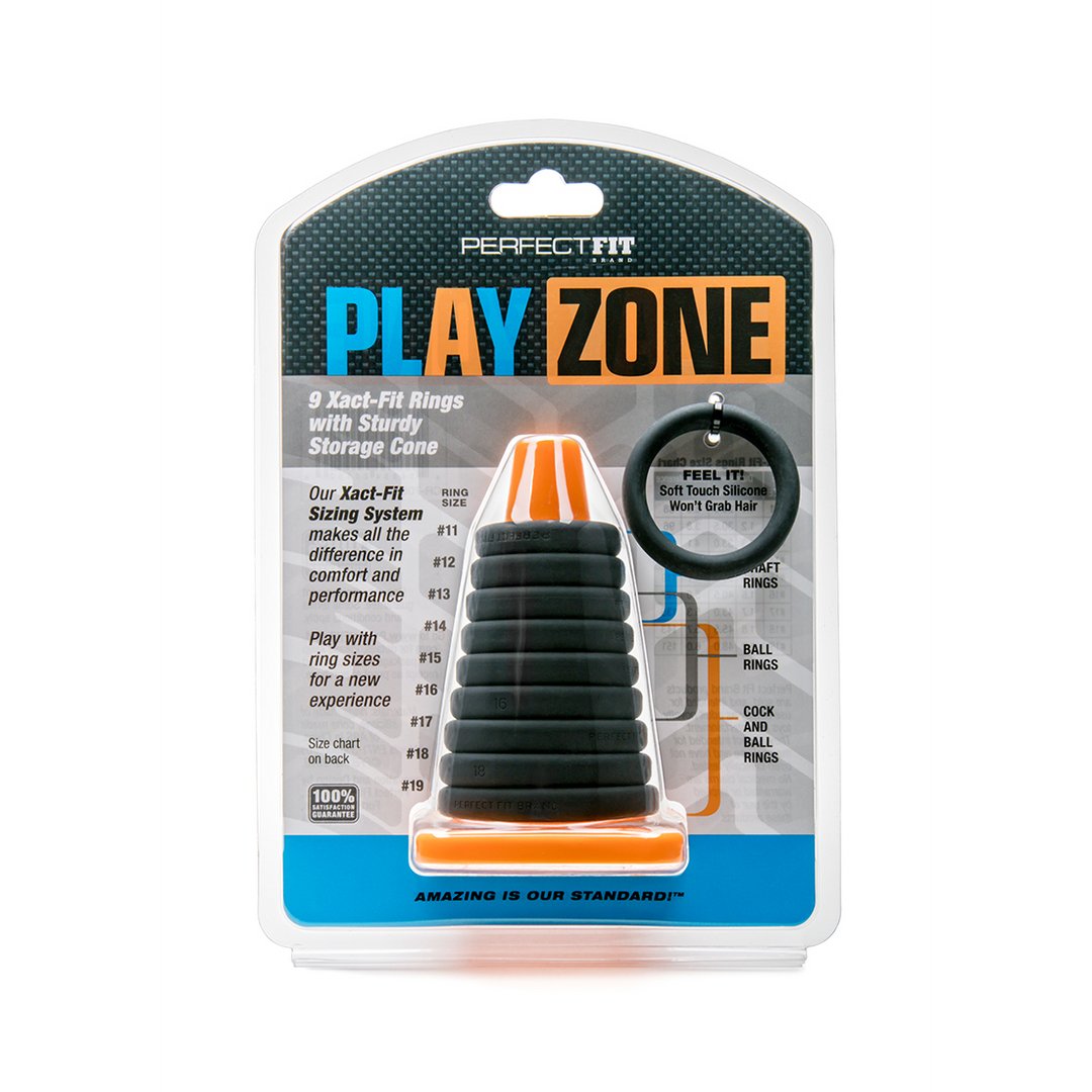 Play Zone - Xact - Fit Cockring Kit met 9 Perfecte Maten - EroticToyzProducten,Toys,Toys voor Mannen,Cockringen,Kits Sets,Sets voor Mannen,,MannelijkPerfectFitBrand