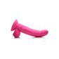 'POP Dildo met Ballen en Zuignap 19 cm - Klaprooskleurig' - EroticToyzRealistische Dildo'sXR Brands