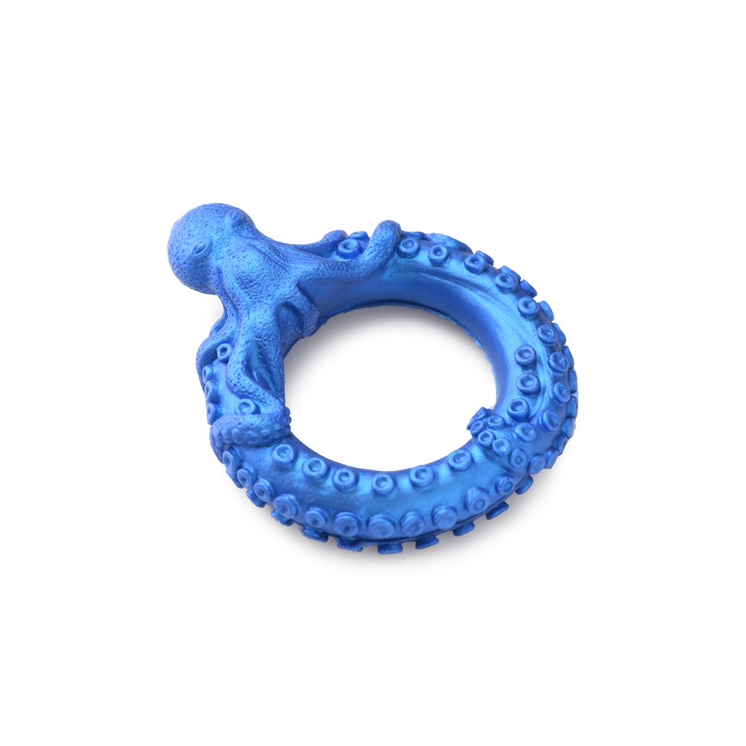 Poseidon's Octo - Ring - Silicone Cockring - Blauw - EroticToyzProducten,Toys,Toys voor Mannen,Cockringen,Nieuwe Producten,,MannelijkXR Brands