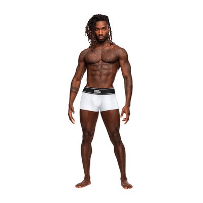 Pouch Short - S - Wit - Comfortabele en Duurzame Pasvorm - EroticToyzProducten,Lingerie,Lingerie voor Hem,Boxershorts,,MannelijkMale Power