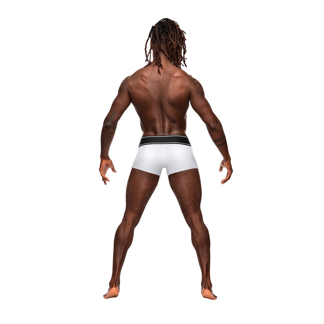 Pouch Short - S - Wit - Comfortabele en Duurzame Pasvorm - EroticToyzProducten,Lingerie,Lingerie voor Hem,Boxershorts,,MannelijkMale Power