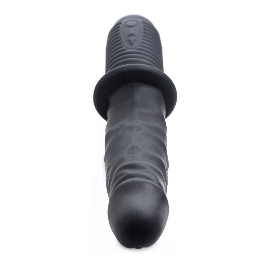Power Pounder - Vibrerende en Stotende Siliconen Dildo - Waterdicht en Oplaadbaar - EroticToyzProducten,Toys,Vibrators,Realistische Vibrators,Thrusting Vibrators,,GeslachtsneutraalXR Brands