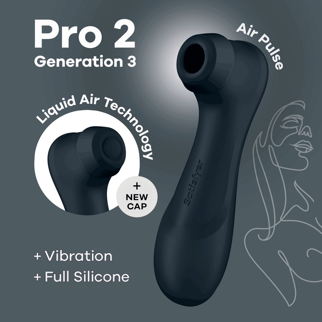 Clitoris Stimulator - Siliconen - Pleasureplay Air PulseSatisfyer