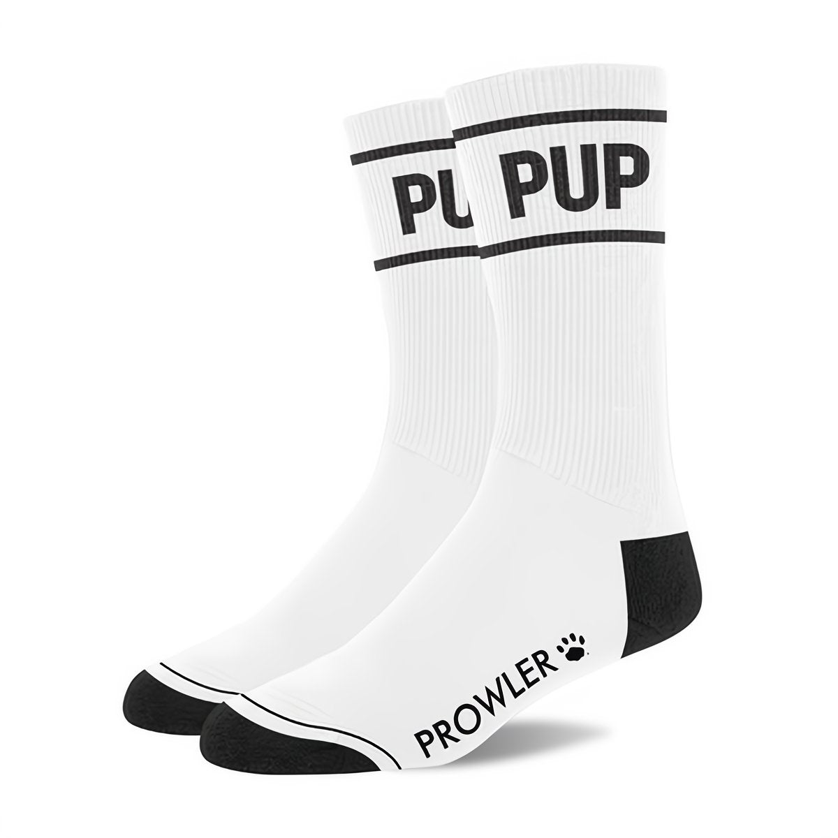 Pup Sokken - Zwart/Wit - Pleasureplay SokkenProwler Red