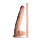 Realistische Dildo Met Aderen - 43 cm Huidskleur - Pleasureplay Realistische Dildo'sXR Brands
