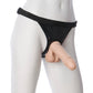 Realistische Dildo Met Vac - U - Lock - 18 cm Bruin - Pleasureplay Voorbinddildo'sDoc Johnson