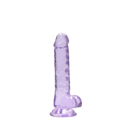 Realistische Dildo met Ballen - 19 cm - Zuignap - Lichaamsveilig - EroticToyzProducten,Toys,Dildos,Realistische Dildo's,,GeslachtsneutraalRealRock by Shots