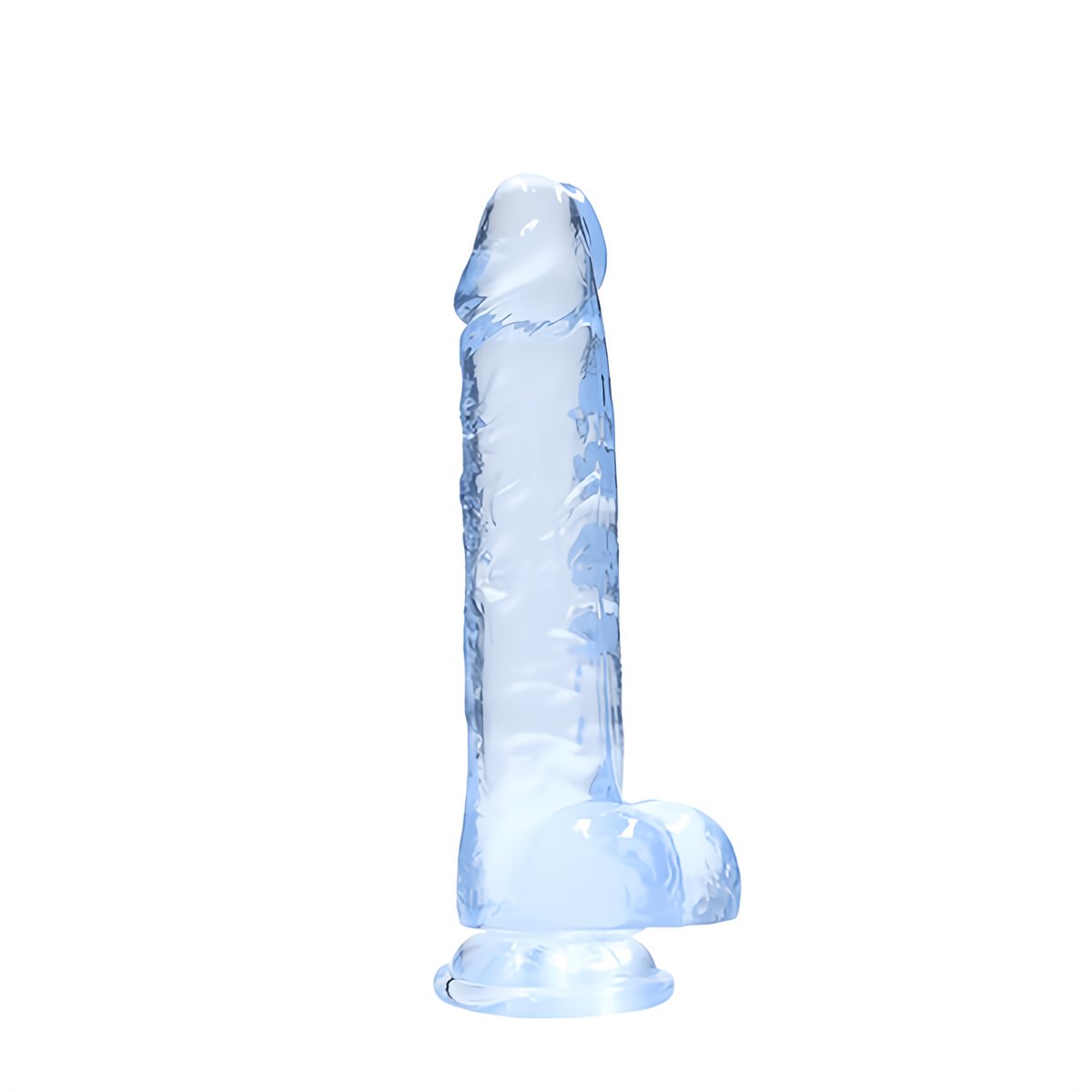 Realistische Dildo met Ballen - 21 cm - Lichaamsveilig & Met Zuignap - EroticToyzProducten,Toys,Dildos,Realistische Dildo's,,GeslachtsneutraalRealRock by Shots