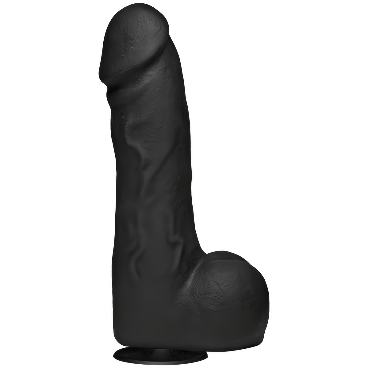 Realistische Dildo Met Zuignap - 25 cm Zwart - Pleasureplay Realistische Dildo'sDoc Johnson