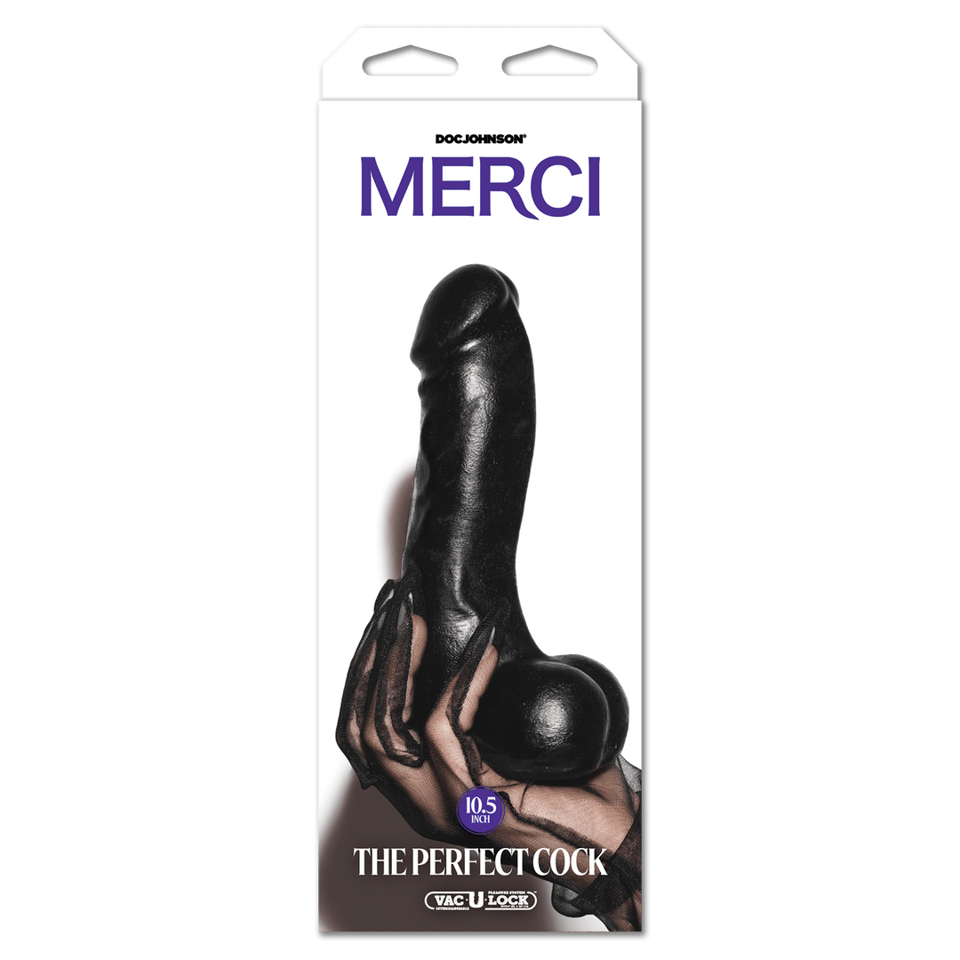 Realistische Dildo Met Zuignap - 25 cm Zwart - Pleasureplay Realistische Dildo'sDoc Johnson