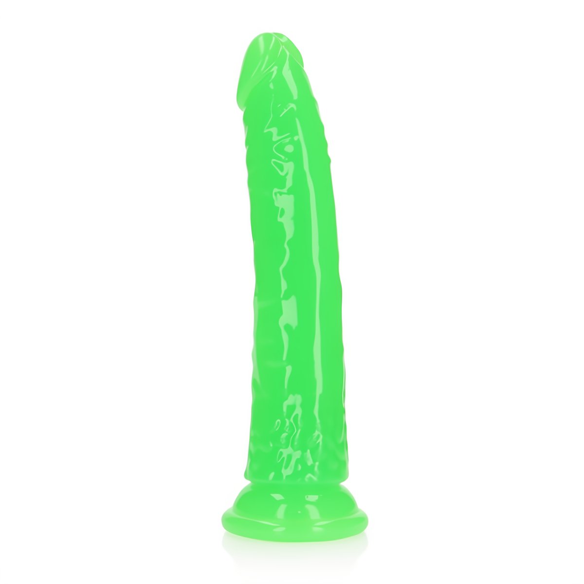 Realistische Dildo met Zuignap en Glow in the Dark - 20 cm - EroticToyzProducten,Toys,Dildos,Realistische Dildo's,,RealRock by Shots