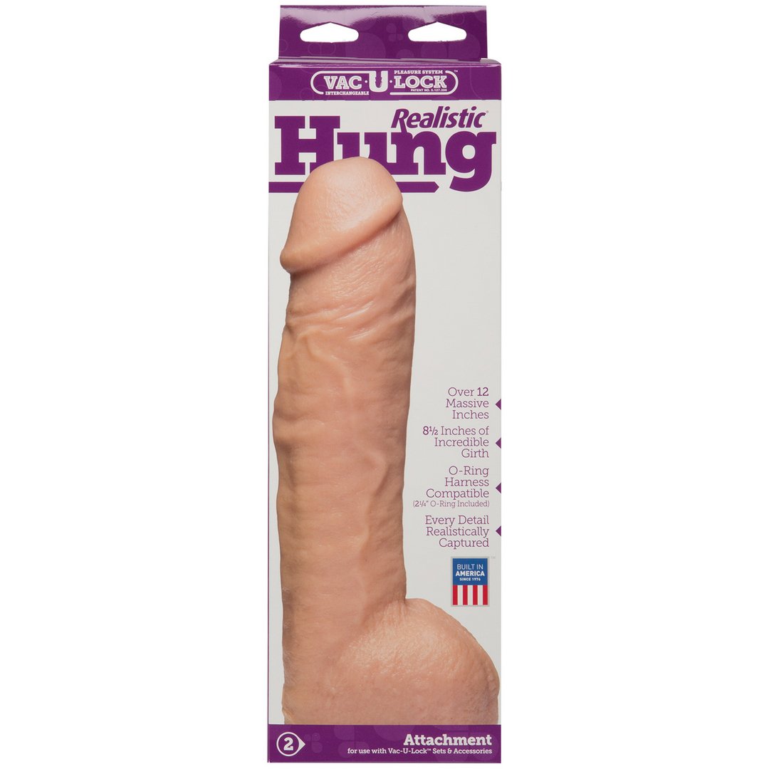 Realistische Hung Dildo - 32 cm - Lichaamsveilig PVC met Antibacteriële Formule - EroticToyzProducten,Toys,Dildos,Realistische Dildo's,Voorbinddildo's,Voorbinddildo's,,GeslachtsneutraalDoc Johnson