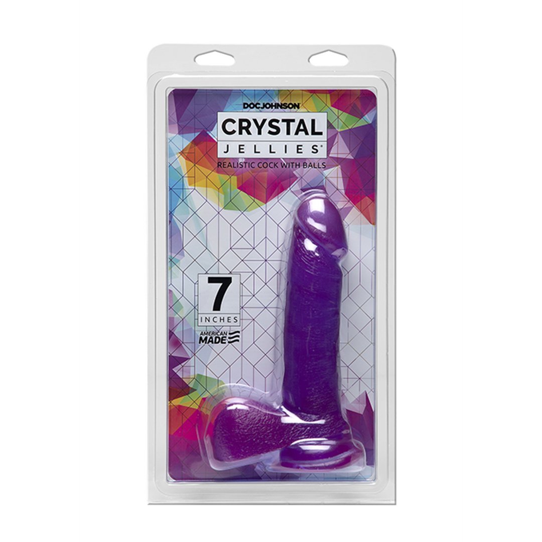 Realistische Lul met Ballen - 20 cm - EroticToyzProducten,Toys,Dildos,Realistische Dildo's,,GeslachtsneutraalDoc Johnson