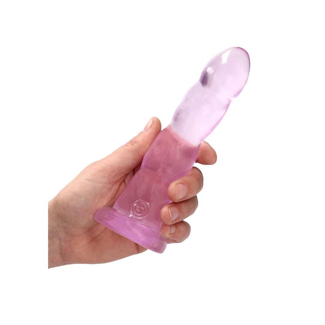 REALROCK Crystal Clear Dildo met Zuignap - 17 cm Transparant - EroticToyzRealistische Dildo'sRealRock by Shots