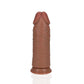 RealRock Dildo Extra Dik 23 cm - Tan - EroticToyzRealistische Dildo'sRealRock by Shots