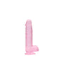 REALROCK Dildo Met Ballen 15 cm - Transparant - EroticToyzRealistische Dildo'sRealRock by Shots