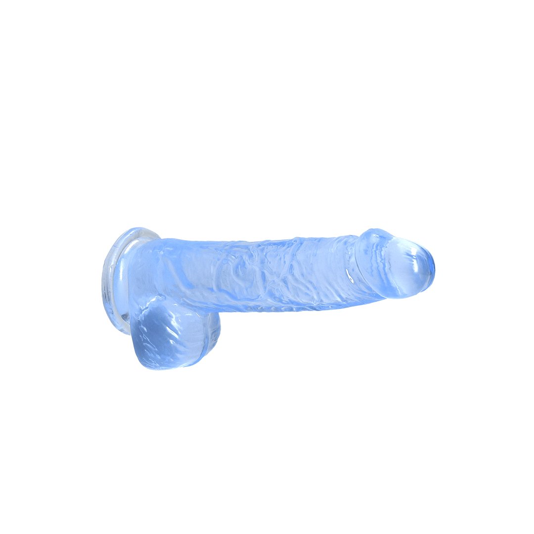 REALROCK Dildo Met Ballen 6 / 15 cm - Transparant - EroticToyzRealistische Dildo'sRealRock by Shots