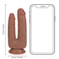 RealRock Dubbele Dildo Met Zuignap 12,7/15,2 cm - Tan - EroticToyzDubbele Dildo'sRealRock by Shots