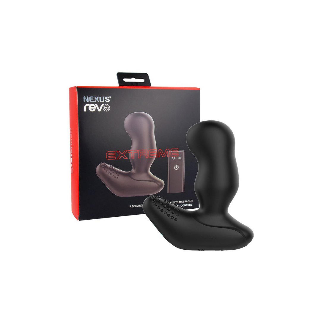 Revo Extreme - Waterdichte Roterende Prostaat Massager met Afstandsbediening en Brede Schacht voor Ultieme Vervulling - EroticToyzProducten,Toys,Toys voor Mannen,Prostaatstimulatoren,Prostaatstimulator met Vibratie,,MannelijkNexus