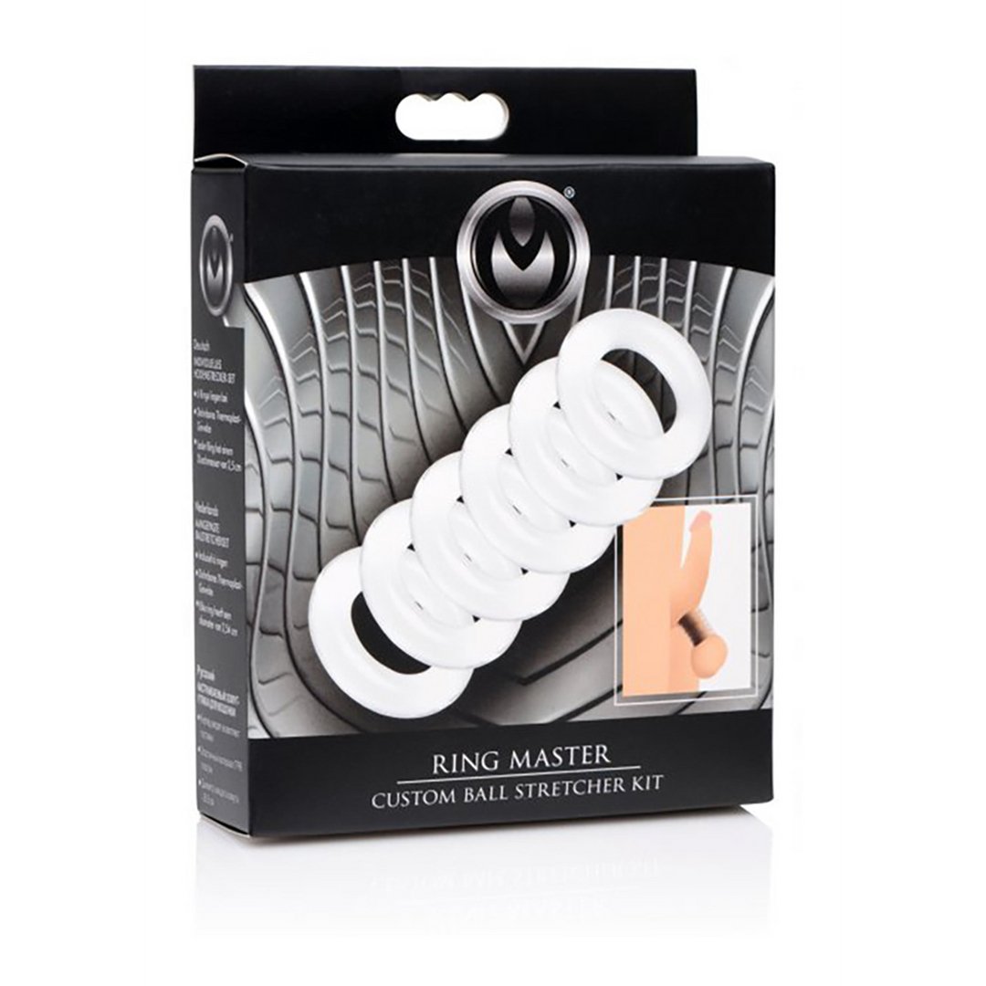 Ring Master - Verstelbare Ballstretcher Kit voor Ultiem Plezier - EroticToyzProducten,Toys,Toys voor Mannen,Ball Straps,,MannelijkXR Brands