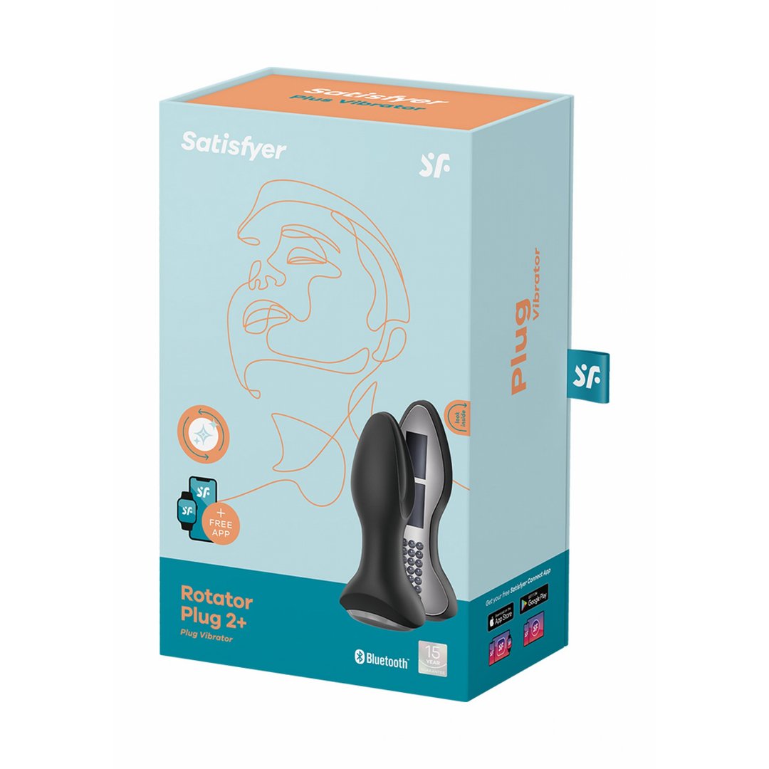 Rotar Plug 2+ - Vibrerende Anale Plug met App - EroticToyzProducten,Toys,Anaal Toys,Buttplugs Anale Dildo's,Buttplugs Anale Dildo's Vibrerend,,GeslachtsneutraalSatisfyer