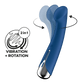 Rotating G - Spot Vibrator - Blauw - Pleasureplay Producten,Toys,Vibrators,G - Spot Vibrator,Nieuwe Producten,,VrouwelijkSatisfyer