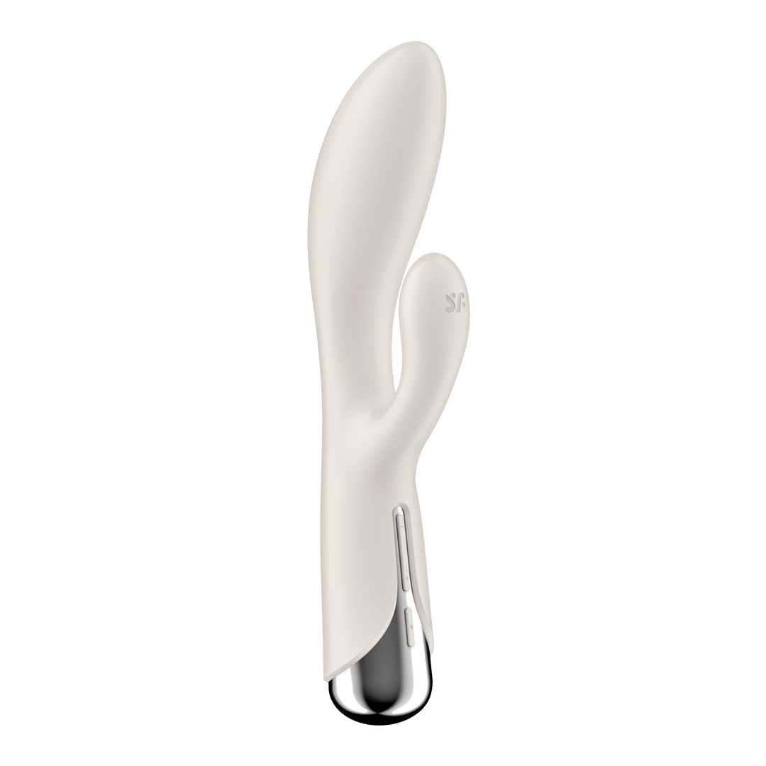 Rotating Rabbit Vibrator - Wit - Pleasureplay Producten,Toys,Vibrators,Rabbit Vibrators,Nieuwe Producten,,VrouwelijkSatisfyer