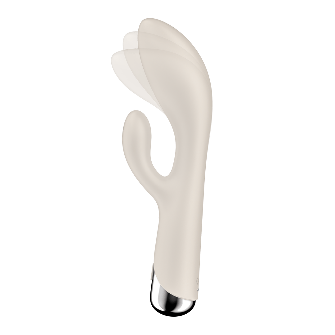 Rotating Rabbit Vibrator - Wit - Pleasureplay Producten,Toys,Vibrators,Rabbit Vibrators,Nieuwe Producten,,VrouwelijkSatisfyer