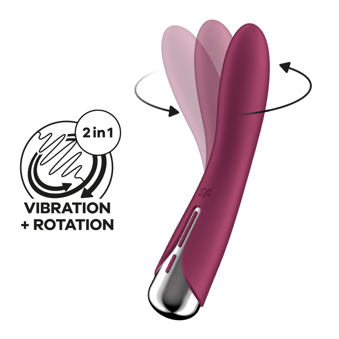 Roterende G - Spot Vibrator - Rood - Pleasureplay Producten,Toys,Vibrators,G - Spot Vibrator,Nieuwe Producten,,VrouwelijkSatisfyer