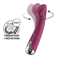 Roterende G - Spot Vibrator - Rood - Pleasureplay Producten,Toys,Vibrators,G - Spot Vibrator,Nieuwe Producten,,VrouwelijkSatisfyer