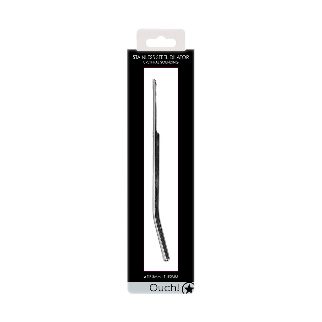 RVS Dilator - 8 mm - Voor Opwindende Urethrale Stimulatie - EroticToyzProducten,Toys,Toys voor Mannen,Urethrale Toys,,MannelijkOuch! by Shots