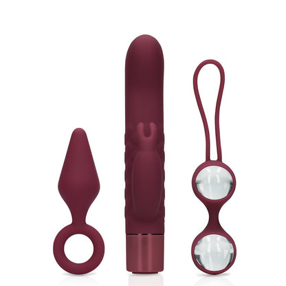 (S)explore Toy Kit for Her Dark Cherry - EroticToyzSets voor VrouwenLoveline by Shots