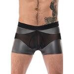 Shorts - XL Grijs Met Mesh - EroticToyzBoxershortsMale Power