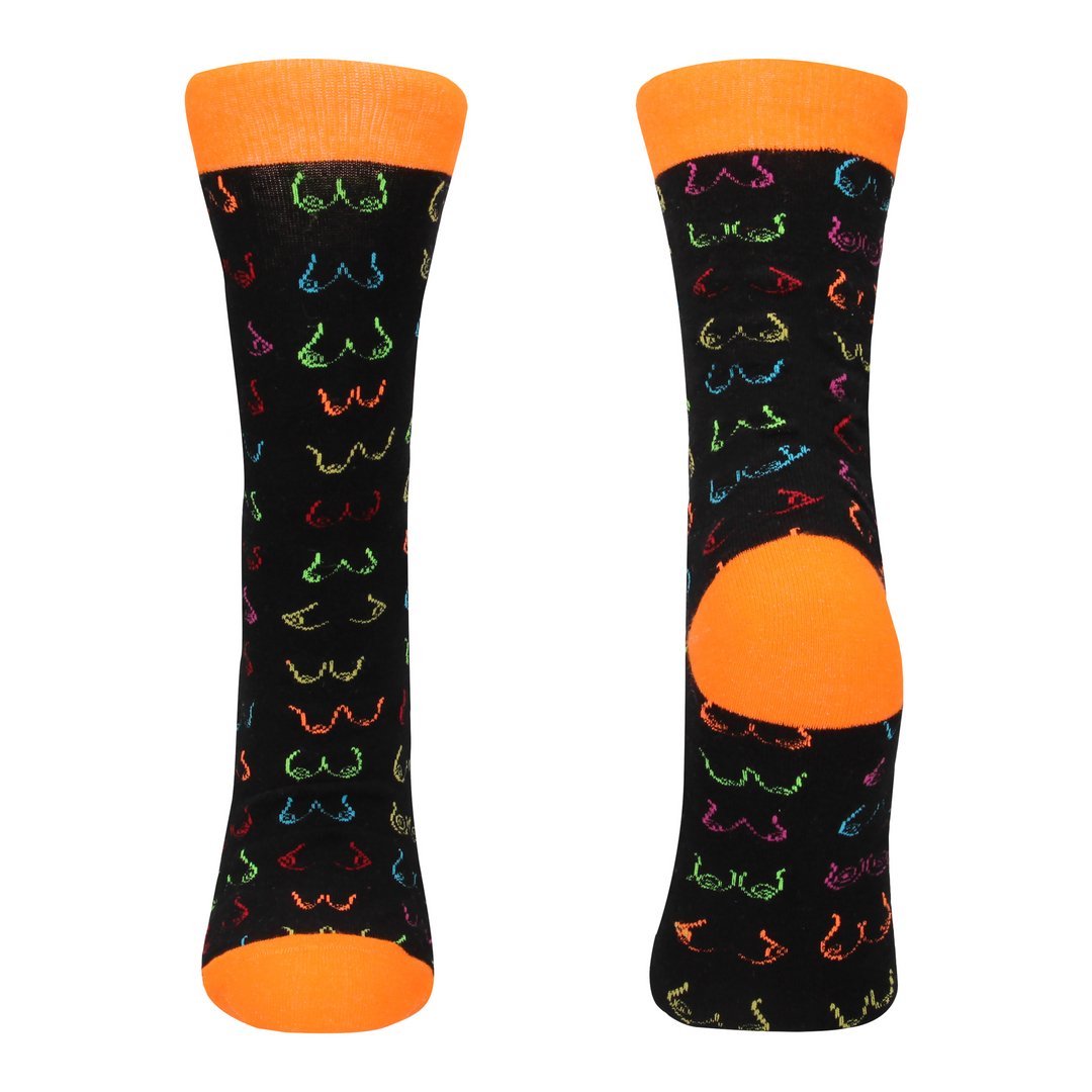 SHOTS Sexy Sokken US Maat 27,5 / EU Maat 36 - 41 - Free the Tity Edition - EroticToyzSokkenSexy Socks by Shots