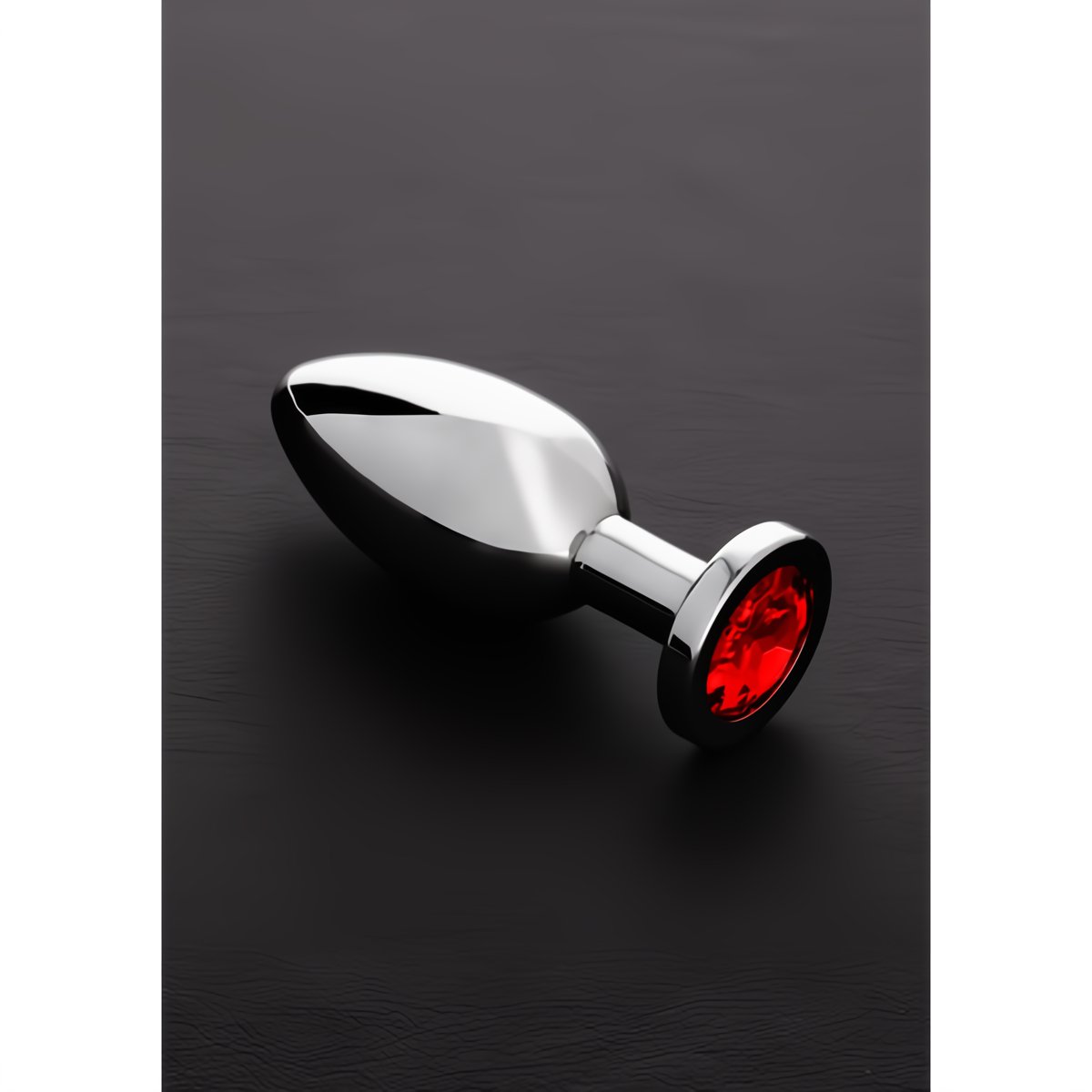 Butt Plug met Edelsteen - Groot 3,8 cm - Zilver - Pleasureplay Buttplugs Anale Dildo's Niet VibrerendSteel by Shots