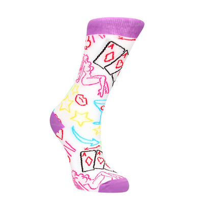 'SHOTS Strip Poker Sokken EU Maat 36 - 41 - Speelse Thema's' - EroticToyzSokkenSexy Socks by Shots