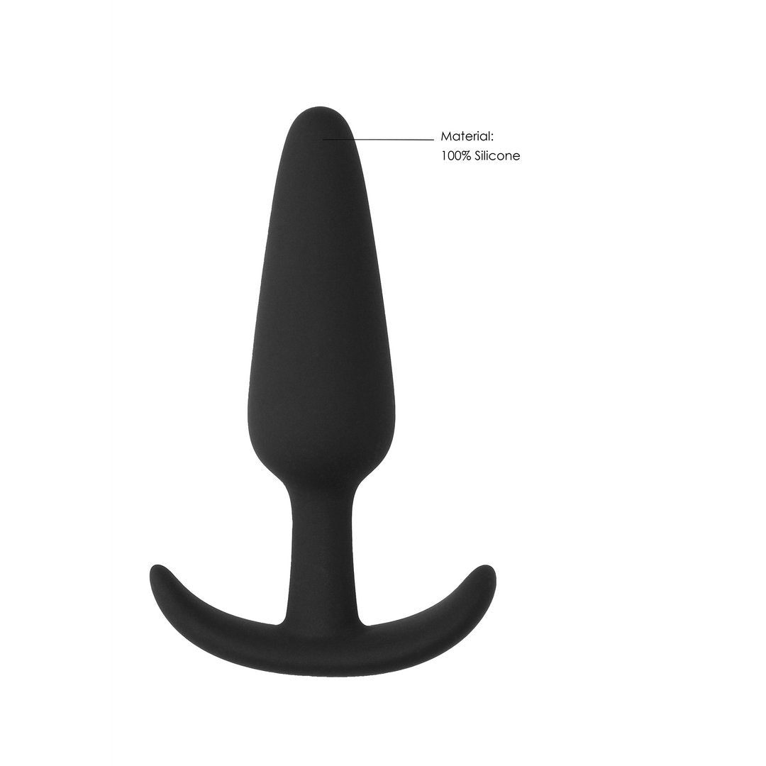 'Shots Toys by Shots Slim Beginners Butt Plug - Zwart' - EroticToyzButtplugs Anale Dildo's Niet VibrerendShots Toys by Shots