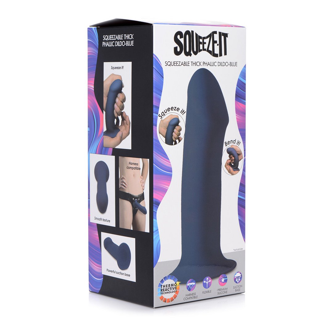 Silexpan Siliconen Dildo Met Zuignap - Blauw - EroticToyzRealistische Dildo'sXR Brands