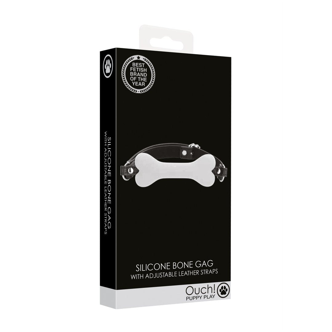 Hondenknevel - Zwart, Medische Siliconen - Pleasureplay GagsOuch! by Shots