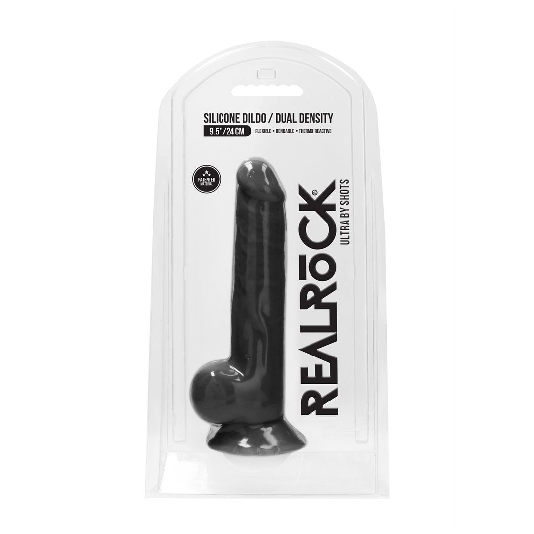 Silicone Dildo met Ballen - Realistische 24 cm met Zuignap - EroticToyzProducten,Toys,Dildos,Realistische Dildo's,,GeslachtsneutraalRealRock by Shots