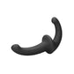 Strapless Siliconen Dildo - Zwart 12 cm - Pleasureplay StraplessOuch! by Shots