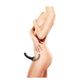 Strapless Siliconen Dildo - Zwart 12 cm - Pleasureplay StraplessOuch! by Shots